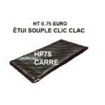 Housse HP75 CARRE PVC SOUPLE CLIC-CLAC  paquet 20 pcs